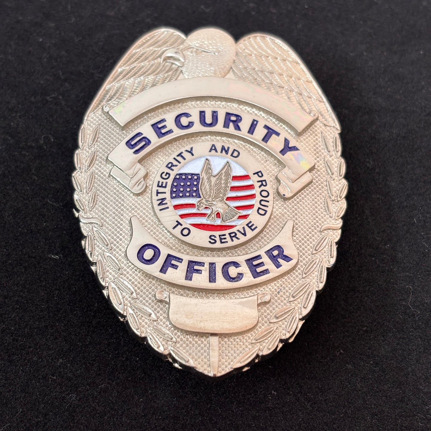 Integrity And Proud To Serve Officer Badge Replica Movie Props Customizable number