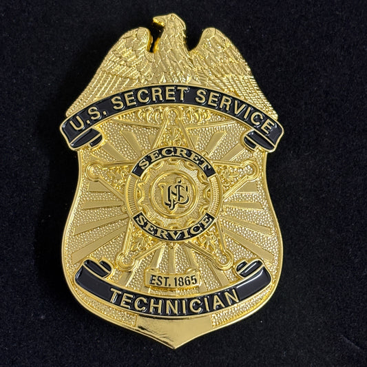 USSS U.S Secret Service technician BADGE Replica Movie Props