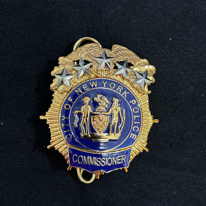 NYPD New York Police Badge Replica Movie Props 5 Star