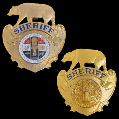 LADP Los Angeles County Sheriff Badge Replica Movie Props