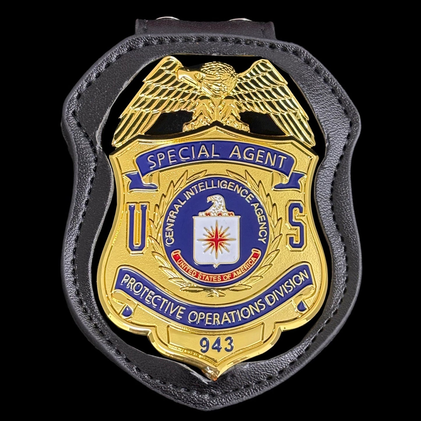 CIA Protective Operations Division Special Agent Badge Replica Movie Props Num 943