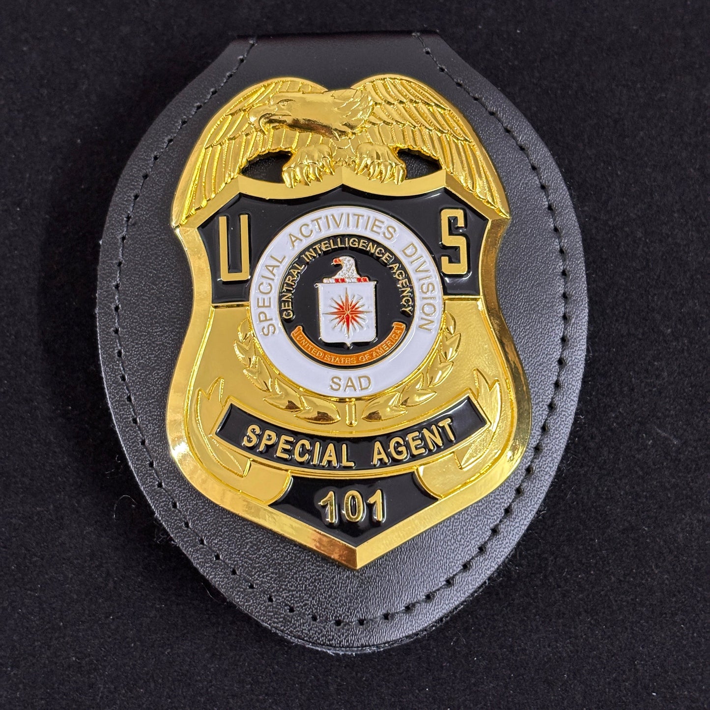 Special Activities Division Special Agent BADGE Replica Movie Props 101