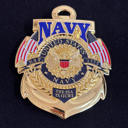 US Navy The Sea Is Ours Badge Replica Moive Props