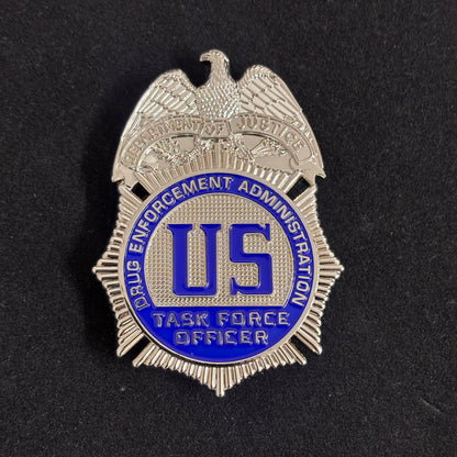 US Task Force Officer DEA TFO Replica Badge Movie Props