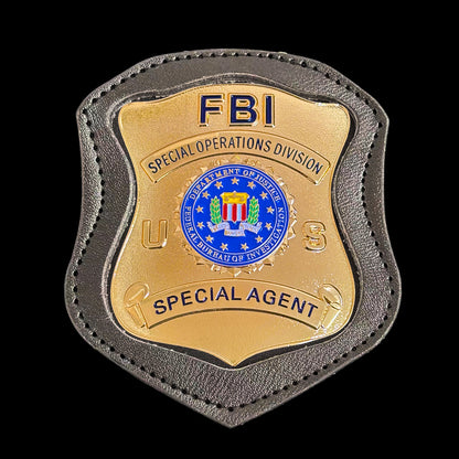 US Special Operations Division Special Agent FBI Replica Movie Props Badge