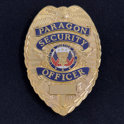 US White House Paragon Security Officer Badge Replica Movie Props Customizable number