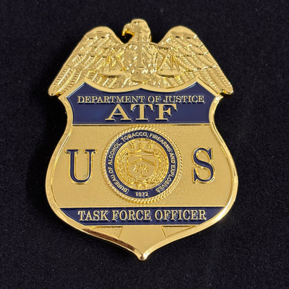 US ATF TFO Badge Replica Movie Prop