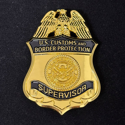 US CBP Supervisor Badge Replica Movie Props