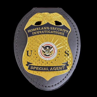 US Homeland Security Investigations Special Agent HSI Replica Movie Props Badge