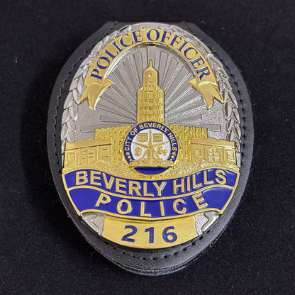 US Beverly Hills Detective Police Badge With Number 216 Replica Movie Props