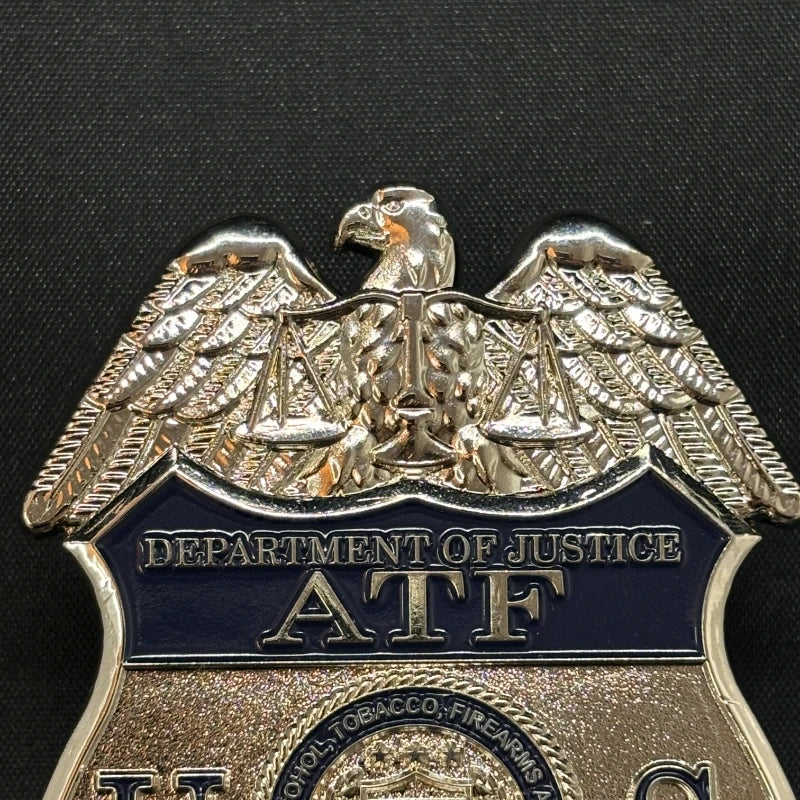 US ATF TFO Task Force Officer Badge Replica: High-Quality Movie Prop