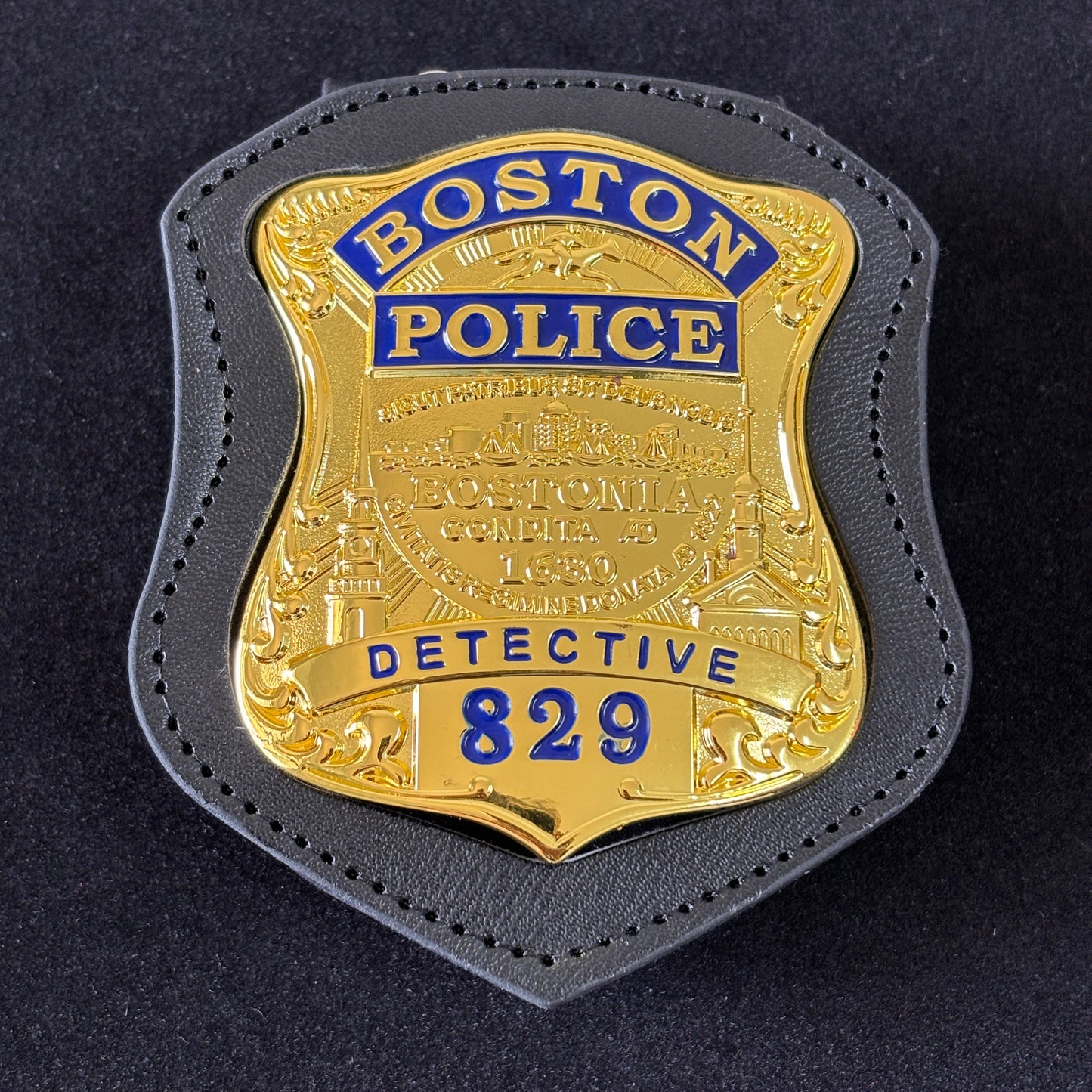 Boston Police Detective Badge With Number 829