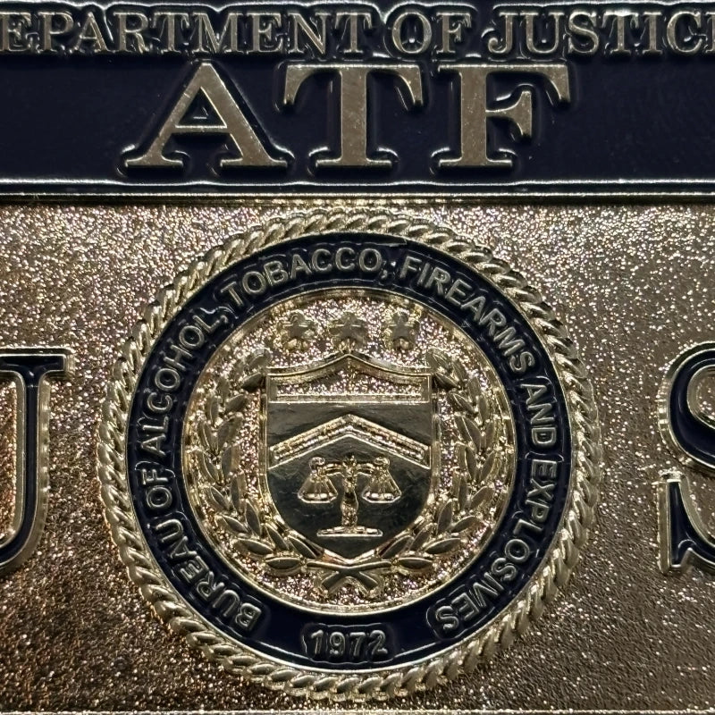 US ATF TFO Task Force Officer Badge Replica: High-Quality Movie Prop