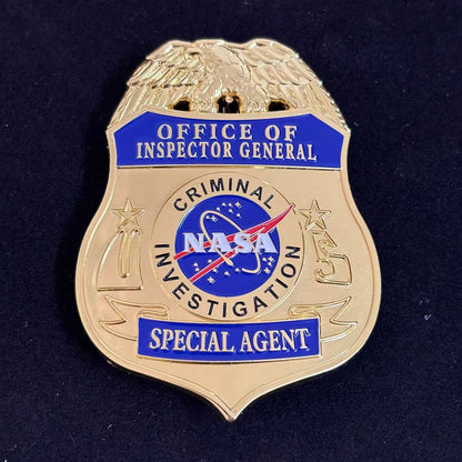 NASA Criminal Investigation Office Of Inspector General Special Agent Badge Replica Movie Props