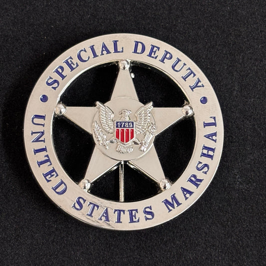 US Marshal Special Deputy USMS Badge Replica Movie Props