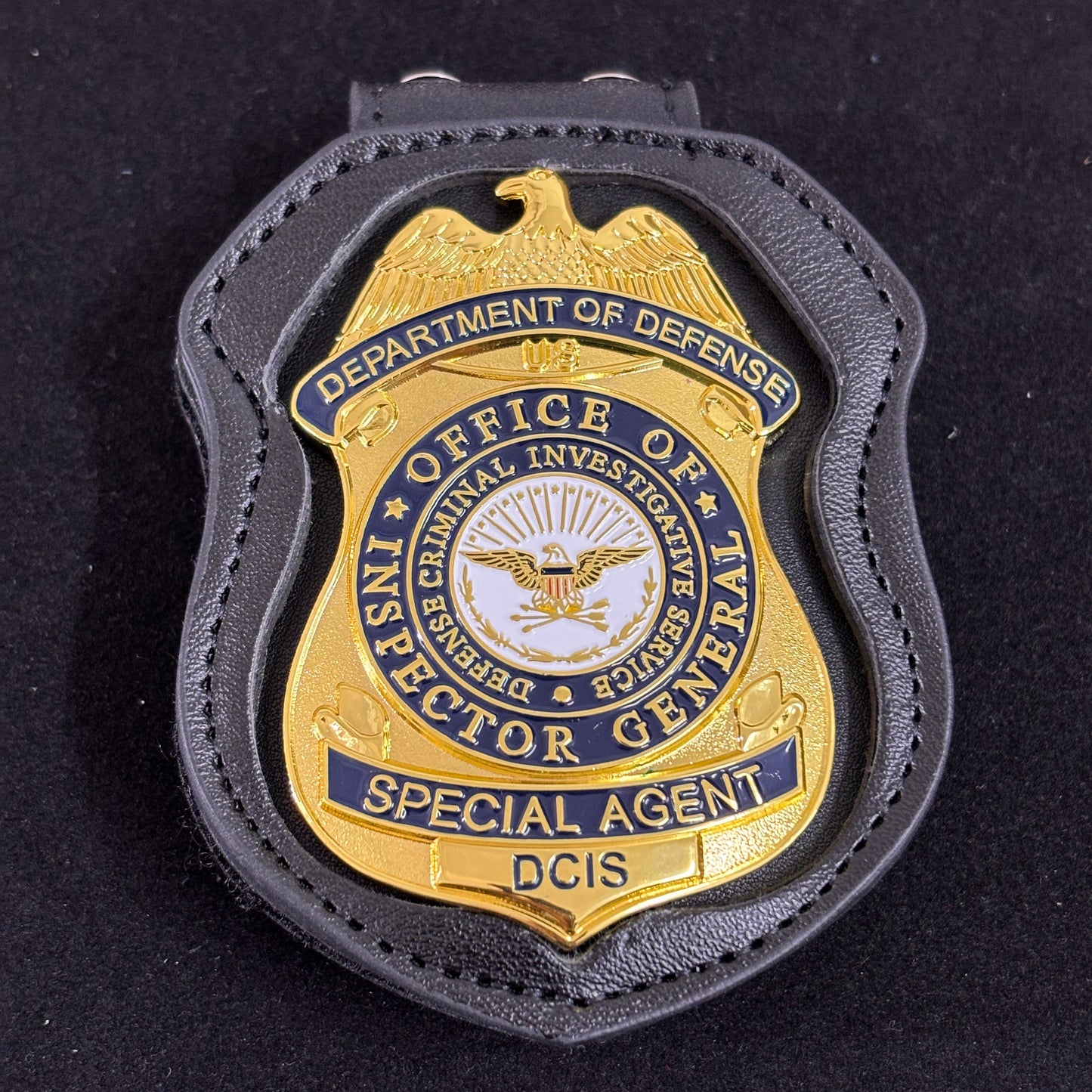 Special Agent Defense Criminal Investigation Service DCIS Badge Replica Movie Props