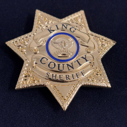 King County Sheriff Badge Replica Replica Movie Props