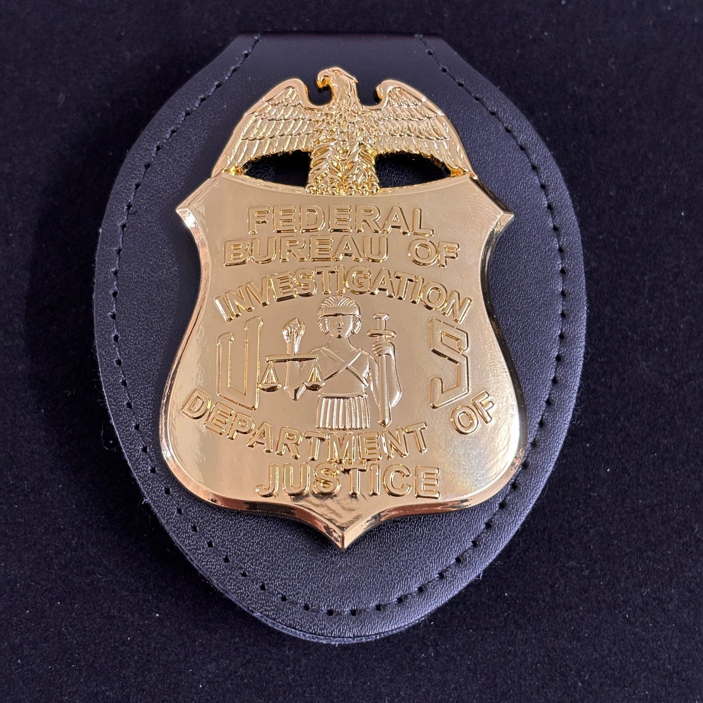 Department Of Justice FBI Badge Replica Movie Props