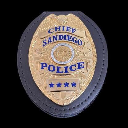 Chief sandiego police badge Replica Movie Props 4 star