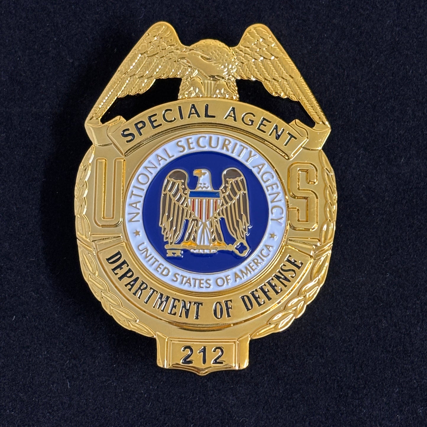 US DOD Department Of Defense Special Agent Badge Replica Movie Props 212