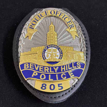 Beverly Hills Police Officer Badge With Number 805