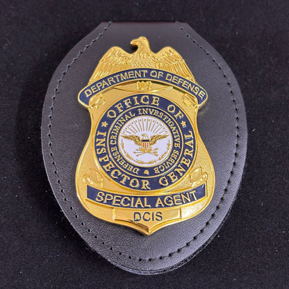 Special Agent Defense Criminal Investigation Service DCIS Badge Replica Movie Props