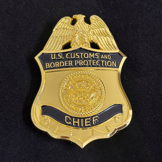 US Chief CBP Replica Badge Movie Props