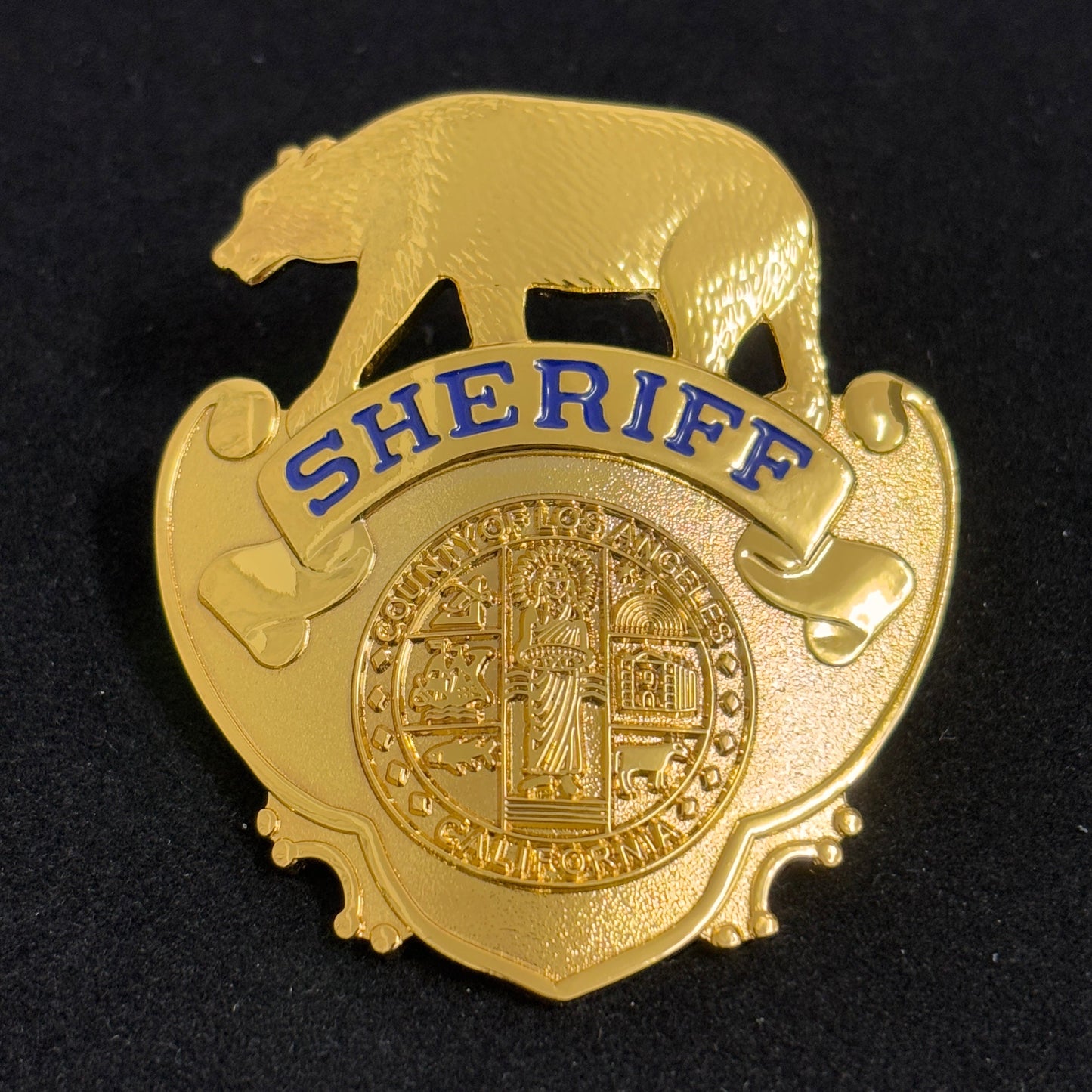 LADP Los Angeles County Sheriff Badge Replica Movie Props